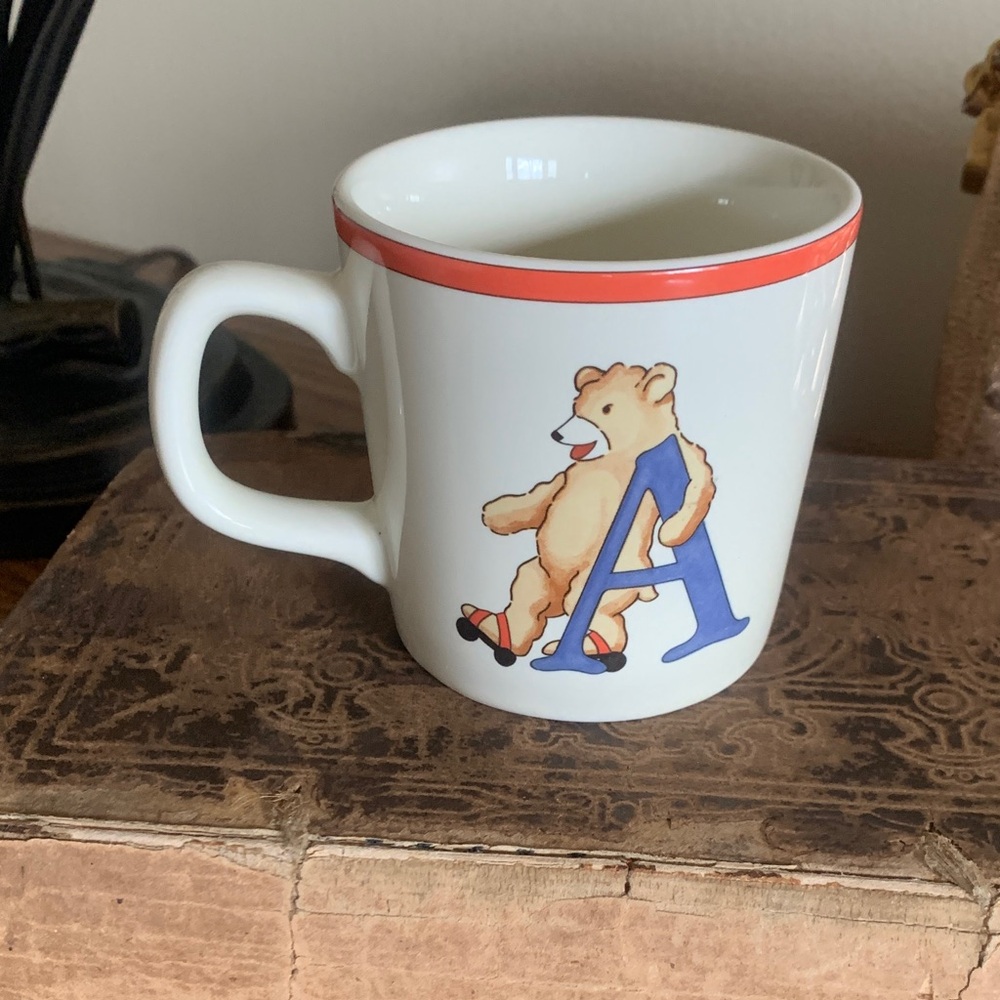Tiffany & co alphabet bears Teddy Bear Alphabet Mug 1994 616